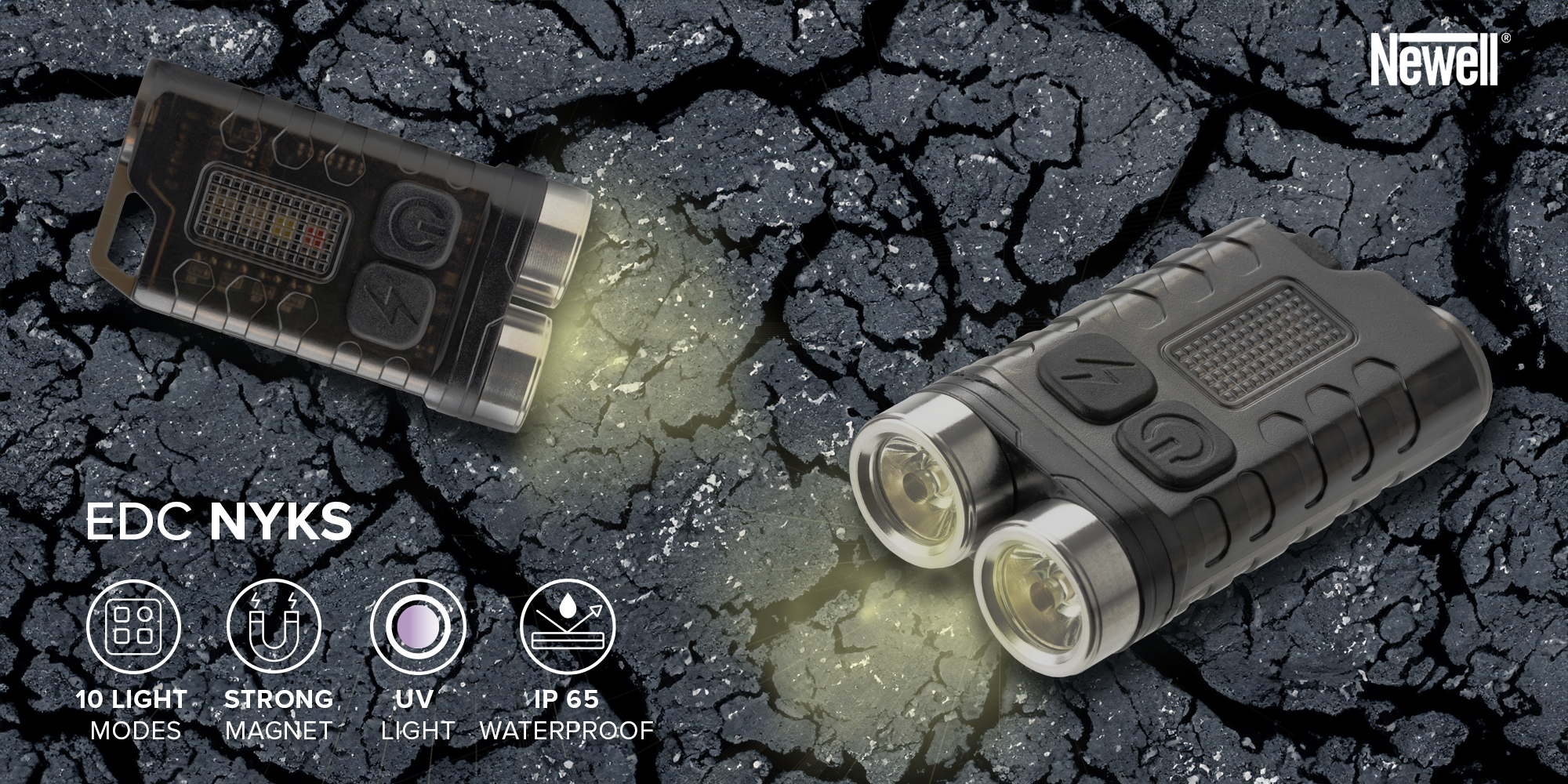 Latarka LED Newell EDC Nyks